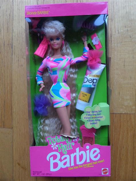 Nib Barbie Doll Totally Hair Dep Styling Gel Blonde