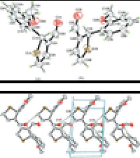 An Ortep View Farrugia Of The Two Molecules A And B In The