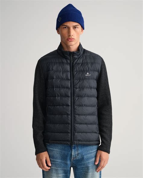 Gant Men S Mixed Media Light Padded Jacket Gant