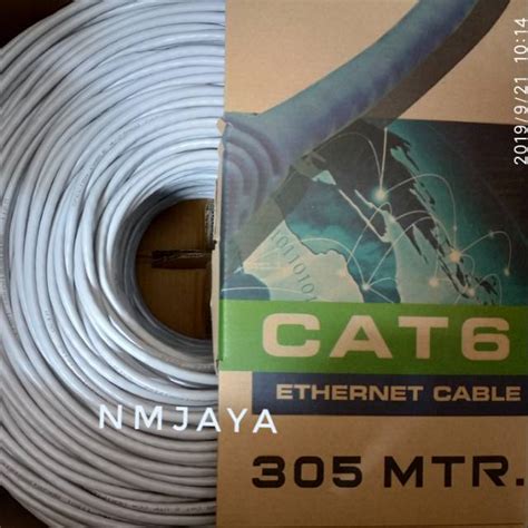 Jual Spectra Kabel Lan Utp Cat 6 Cat6 305 Meter 4 Pairs Warna Abu Abu