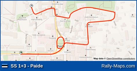 Ss 13 Paide Stage Map Paide Rally 2022 Emv 🌍 Rally