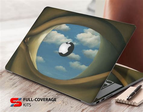 The False Mirror by Rene Magritte art mac skin The False | Etsy