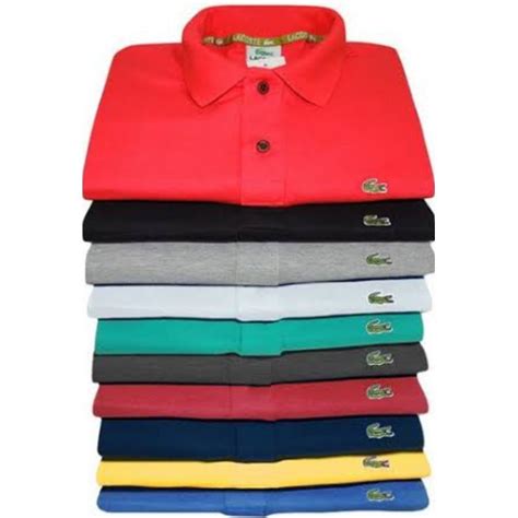 Kit Camisetas Homem Camisa Gola Polo Lisa Classic Masculina Grandes