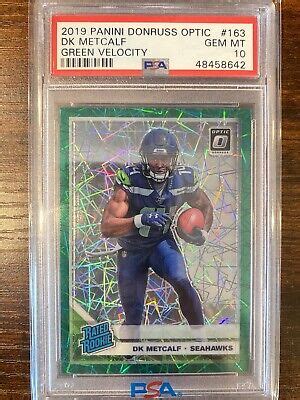 2019 Panini Donruss Optic Rated Rookie Green Velocity Prizm 163 DK