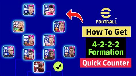 This Formation Is Back 🔥 How To Get 4 2 2 2 Formation In Efootball