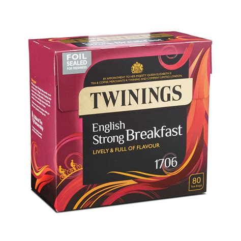 Twinings Strong English Breakfast 80 Tea Bags Twinings Uk