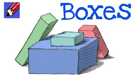 How To Draw Boxes Real Easy Youtube