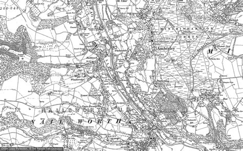 Historic Ordnance Survey Map Of Forest Green 1882