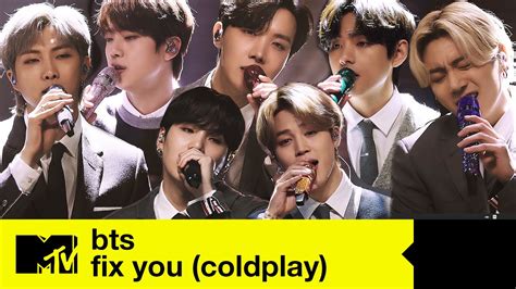 Listen To Bts Cover Coldplays ‘fix You For Mtv Unplugged Articles