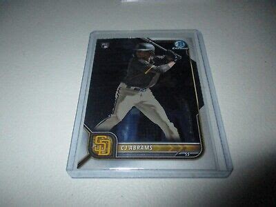 Cj Abrams Bowman Chrome Rc Ebay