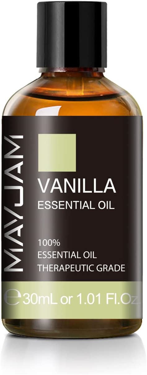 Mayjam Vanilla Essential Oil 1 01fl Oz Premium Vanilla Oils For