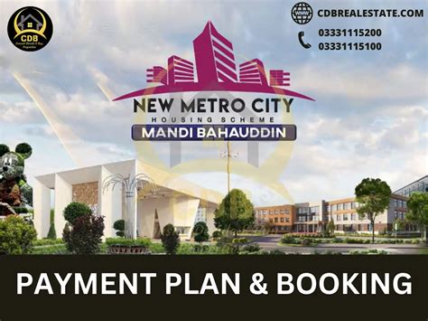 New Metro City Mandi Bahauddin Announced Payment Plan