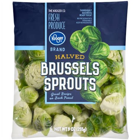 Kroger Halved Brussel Sprouts 9 Oz Food 4 Less