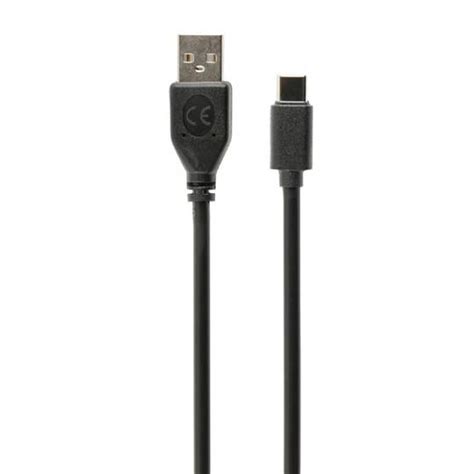 Cable USB Gembird 2 0 de tipo C macho a macho para carga rápida de 1 8m