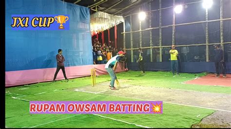 Rupam 💥 Shibe 💥 Aroj Batting 63 Runs Target Jxi Cup 🏆 2023 Youtube