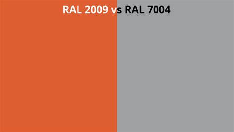 Ral 2009 Vs 7004 Ral Colour Chart Uk