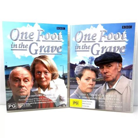 ONE FOOT IN The Grave Series 1 2 DVD PAL Region 4 Richard Wilson