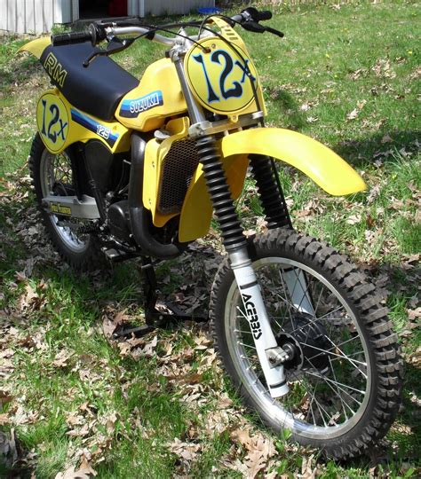 Full Floater Suzuki Rm Vintage Motocross 1981 Suzuki Rm125