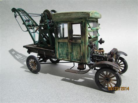 Scratch Built 125th Scale Wooden Cab 1925 Model Tt Ford Wrecker By Tom