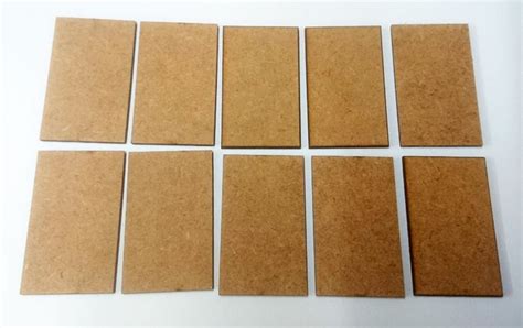 2mm Thick Mdf 50mm X 30mm Bases Laser Craft Art