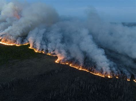 Smoke From Raging Canadian Wildfires Hits Europe As Record Acres Burn