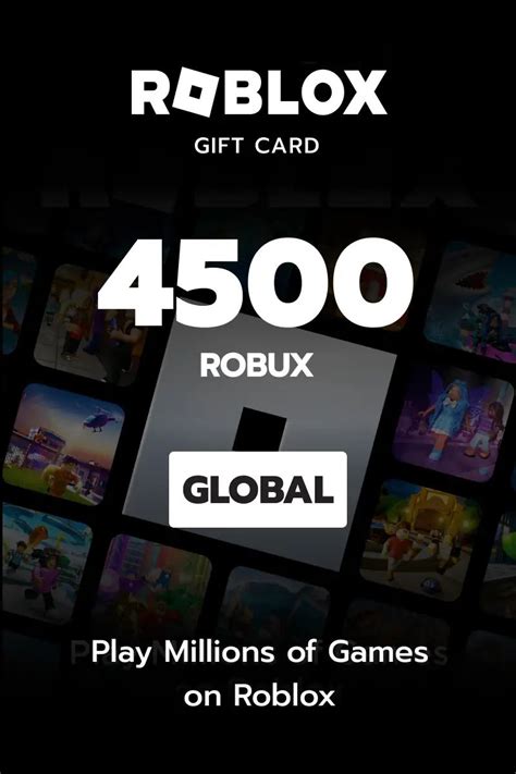 Buy Roblox - 4500 Robux (Global) - Digital Key