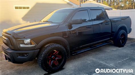 Ram On Vision Wheels Razor Gloss Black Milled Spokes