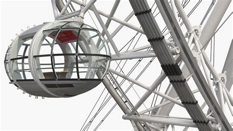 London Eye Millennium Wheel D Model Ds Blend C D Fbx Max