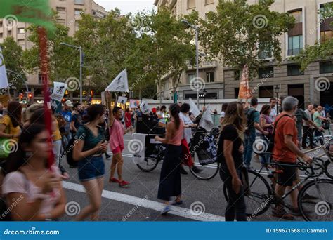 Barcelona CataluÃa EspaÃa 27 De Septiembre De 2019 MovilizaciÃ³n