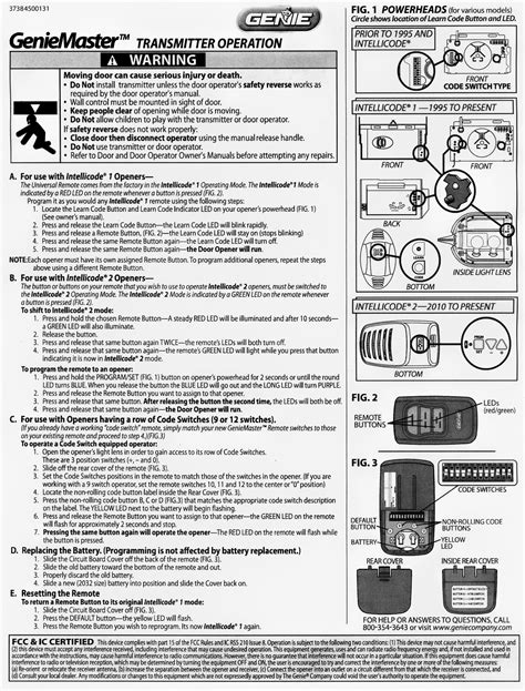 Genie Garage Door Opener Fault Codes Dandk Organizer