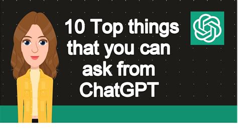 Top 10 Things That Chatgpt Can Do For You Youtube