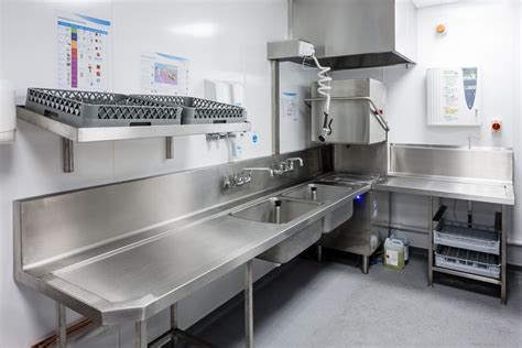 Wash Up Area For Commercial Kitchens