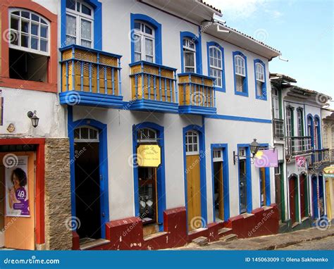 Ouro Preto, Brazil. November 10 Th 2016. Doors and Windows of a ...