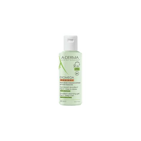 A Derma Exomega Control Gel Lavant Mollient Anti Grattage Corps