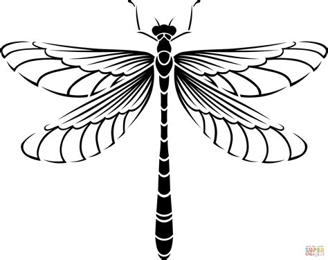 Dragonfly coloring page | Free Printable Coloring Pages