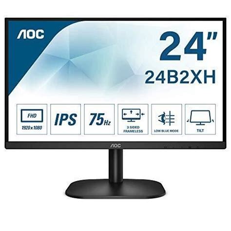 AOC Écran 24B2XH 60 5 cm 23 8 pouces VGA HDMI résolution 1920 x