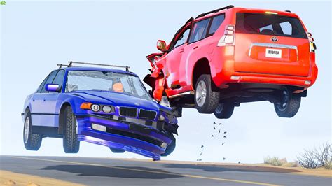 Destrucción TOTAL! Choques impactantes! BeamNG Drive Most insane car