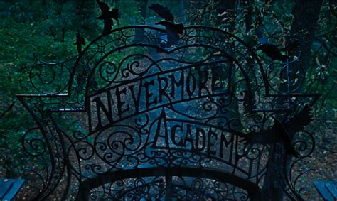 Nevermore Academy Gate Nevermore Wednesday Movie Wednesday Addams