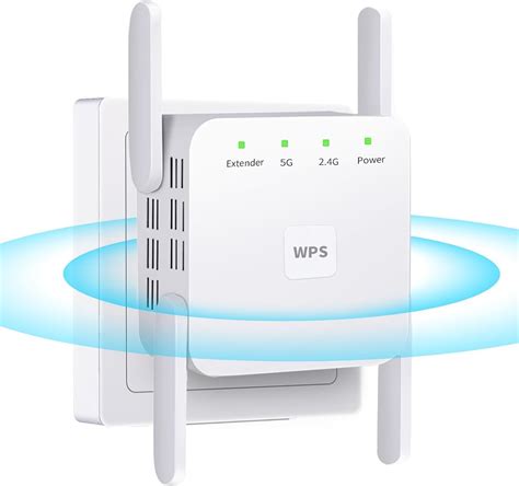 Jiuchu WiFi Extender Booster Repeater Super Booster 1200Mbps 6000sq Ft