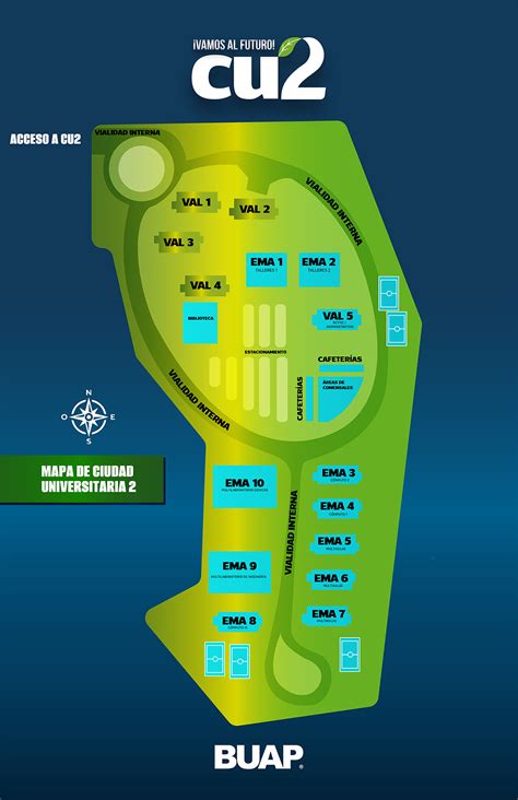 Mapa de Ciudad Universitaria 2 Benemérita Universidad Autónoma de Puebla