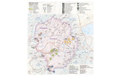 Yosemite Hiking Trails Map | tunersread.com