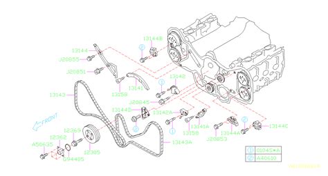 Subaru Tribeca Engine Timing Chain Tensioner 13142AA030 Ciocca