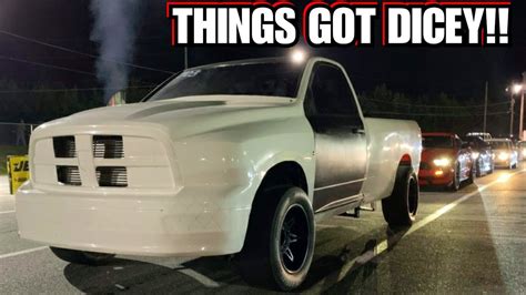 Finally The Cummins Drag Truck Hits The Track Things Get Super