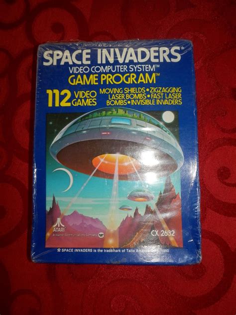 Space Invaders Blue Box Label Prices Atari 2600 Compare Loose Cib And New Prices