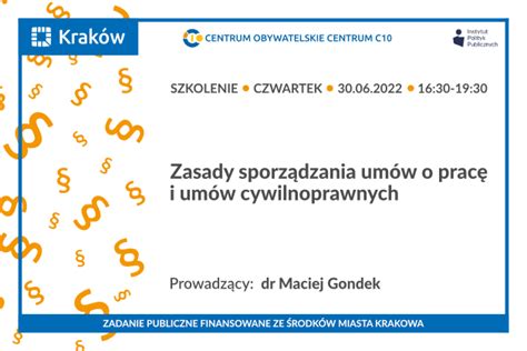 Zasady sporządzania umów o pracę i umów cywilnoprawnych szkolenie