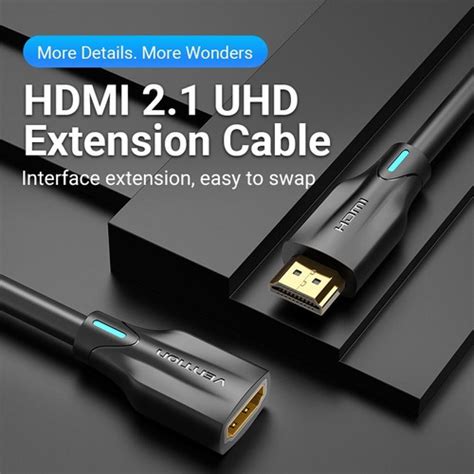 Cable Extensor M Hdmi Hembra A Macho K Uhd Vention Mercadolibre