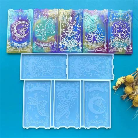 Tarot Cards Resin Molds Different Major Arcana Card Silicone Molds