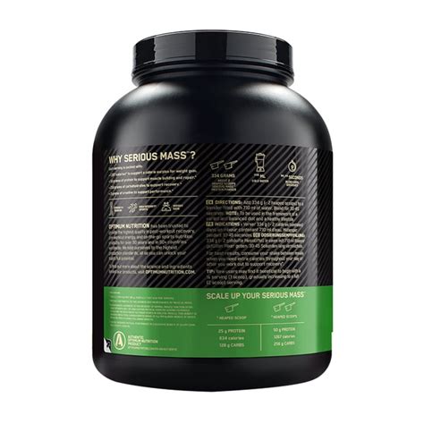 Optimum Nutrition Serious Mass Banana Powder Holland Barrett