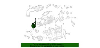 A Mercedes Benz Supercharger Coupling