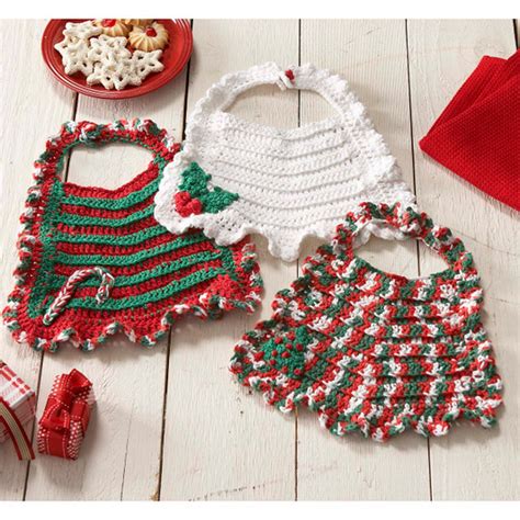 Herrschners Dainty Filet Bibs Crochet Kit